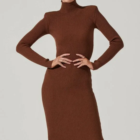 formal dresses midi length Elegant Midi Length Ruffles Sleeves Chiffon Dresses Empire Waist Eveni main image 0